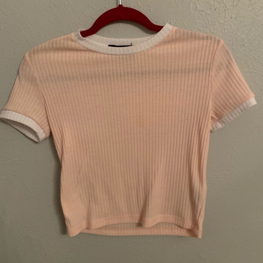 Pink crop top